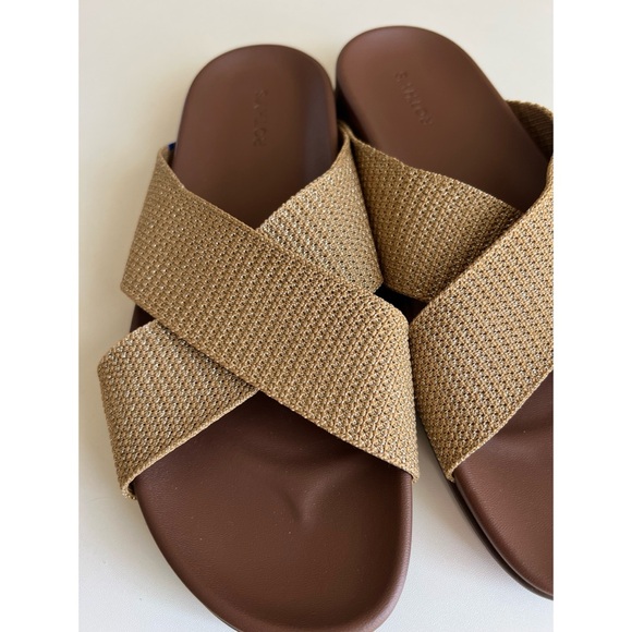 Rothy's The Weekend Golden Sun Slip On Slides 13 - Picture 7 of 15